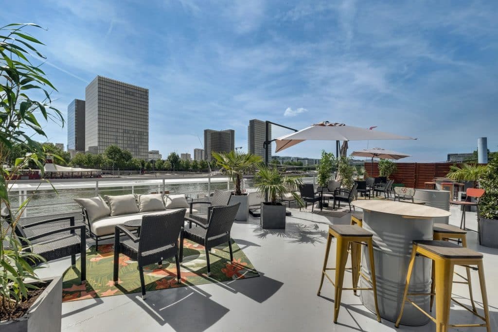 bar rooftop ponton paris seine