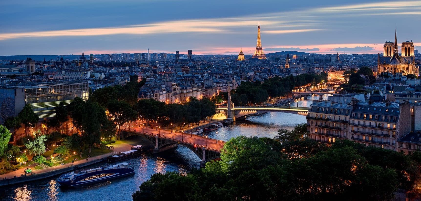 le paris sur la Seine
