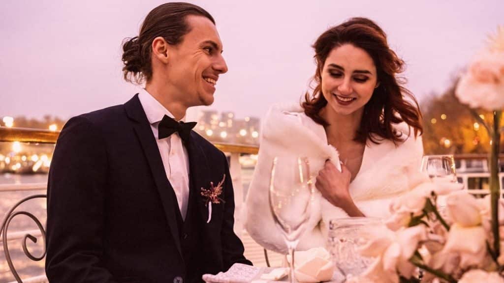 mariage sur un bateau à paris