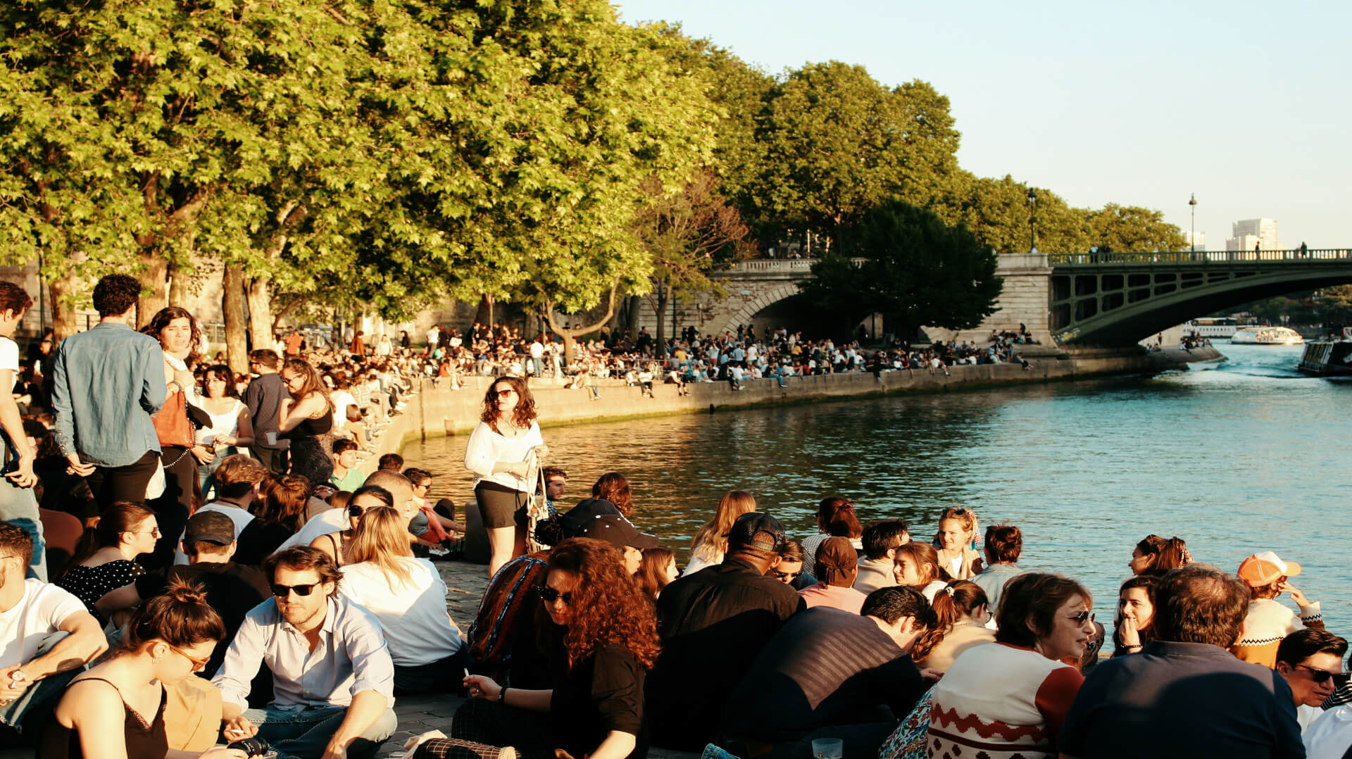 quais de seine en ete a pris